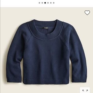 NWT J crew relaxed sleeve boat neck beach sweater.
